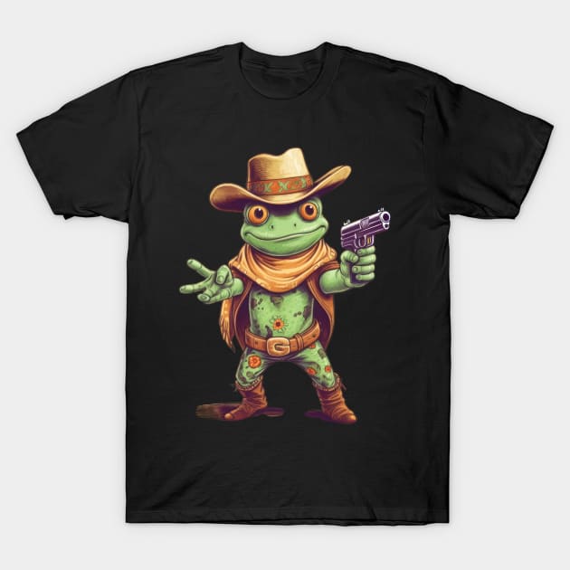 This frog ain't afraid to shoot his shot T-Shirt by Pixel Poetry